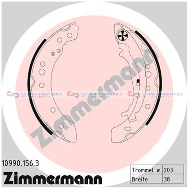 Bremsebakkest38mm| ZIMMERMANN