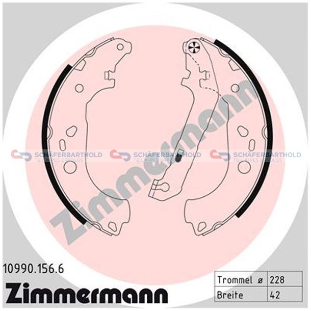 Bremsebakkest42mm| ZIMMERMANN