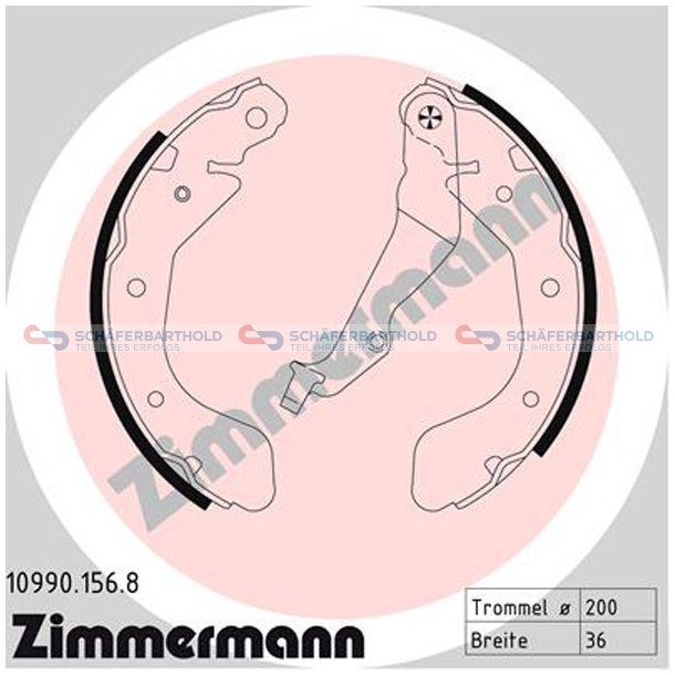 Bremsebakkest36mm| ZIMMERMANN