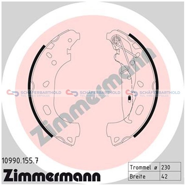 Bremsebakkest42mm| ZIMMERMANN