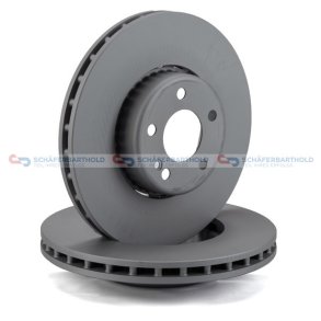 Bremseskive foraksel|Ø-318mm ZIMMERMANN