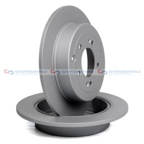 Bremseskive Bagaksel|Ø-302mm ZIMMERMANN