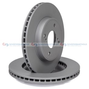 Bremseskive foraksel|Ø-252mm ZIMMERMANN