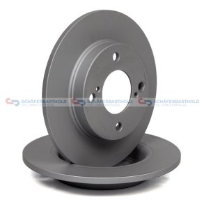 Bremseskive Bagaksel|Ø-228mm ZIMMERMANN