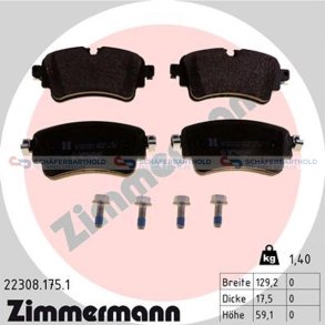 Bremseklodser 18mm|WVA:22308| ZIMMERMANN