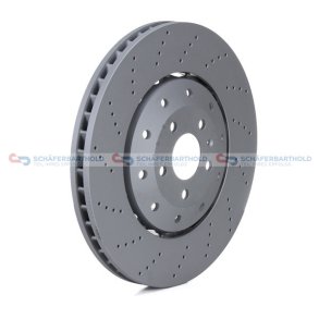 Bremseskive foraksel|Ø-390mm ZIMMERMANN