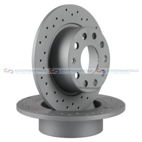 Bremseskive Bagaksel|Ø-253mm ZIMMERMANN