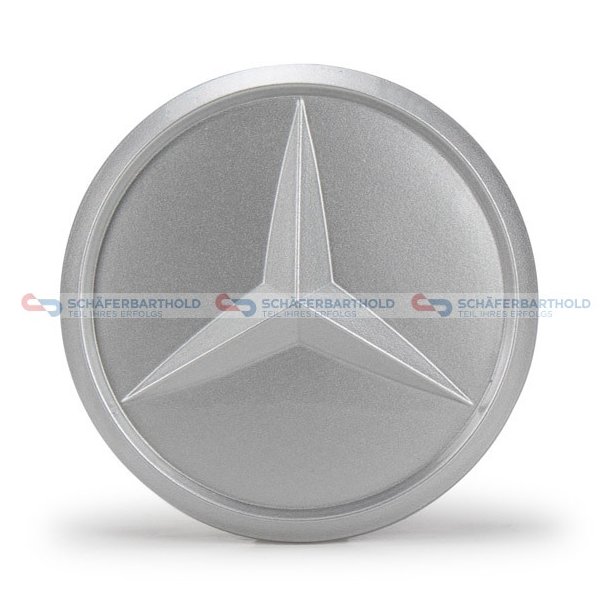 Emblem navkapsel silver MERCEDES OE