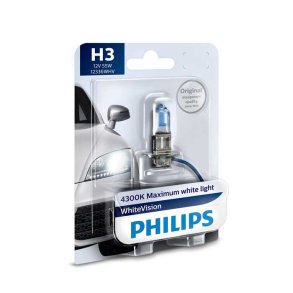 Philips h3 whitevision 12v 55w pk22s
