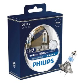Philips h7 racing Vision 150 % 2-pack
