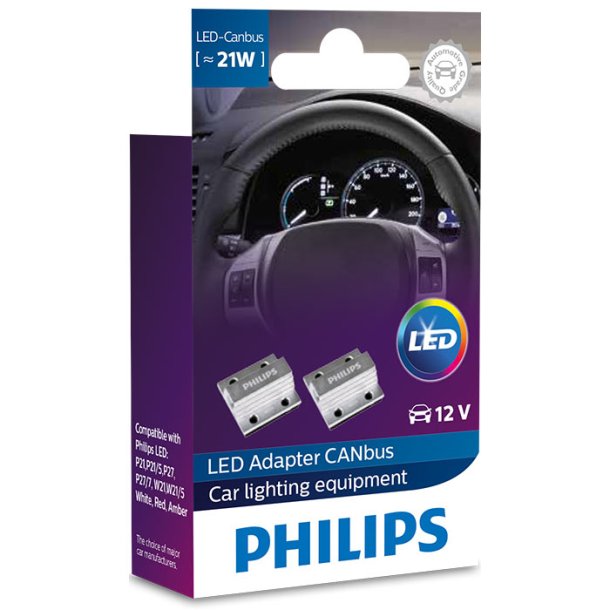 Led-canbus h4 strlkastare 12v 2pack