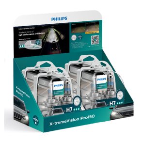 Philips X-tremeVision Pro150 salgsdisplay