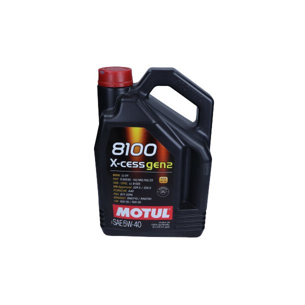 MOTUL 5W40 4L 8100 X-CESS GEN2