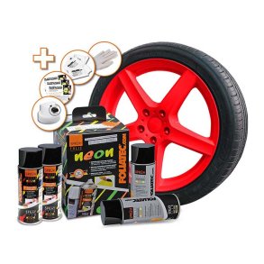 Sprayfolie neonrd 2X400 ml + bas 2X400 ml