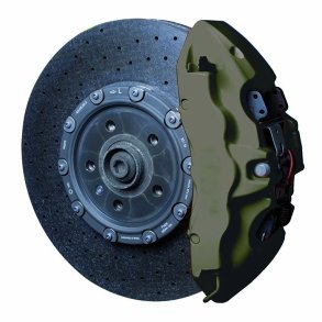 Foliatec Bromsok lack stridsgrn borste