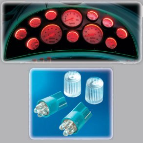 Led sittbrunnsljus diod rd 2 st