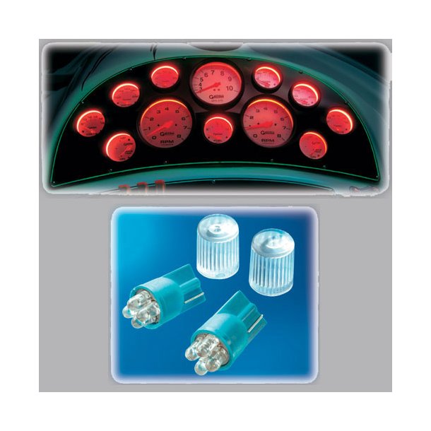 Led cockpitlight diode rd  2 stk