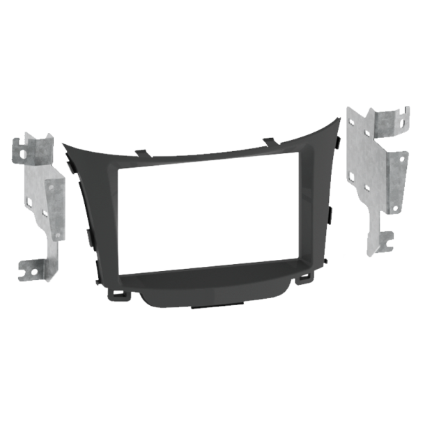 2-DIN kit Hyundai i30 3/2012-> sort