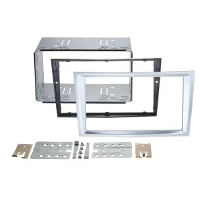 2-DIN kit div. Opel - farve: mat krom