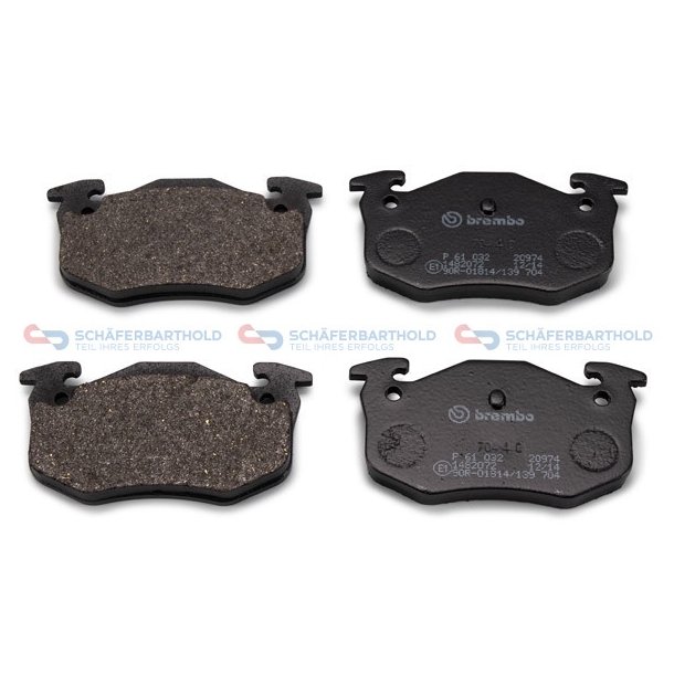 Bremseklodser 11mm|WVA:20974 20973 BREMBO