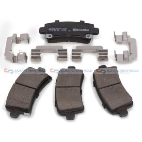 Bremseklodser Bagaksel|17mm|WVA:24421 24 BREMBO