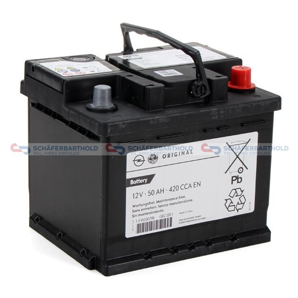 Starterbatteri 50Ah|420A OPEL OE
