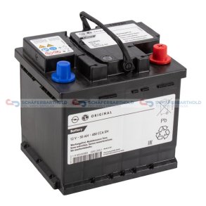 Starterbatteri 50Ah|480A OPEL OE