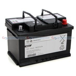 Starterbatteri 70Ah|750A OPEL OE