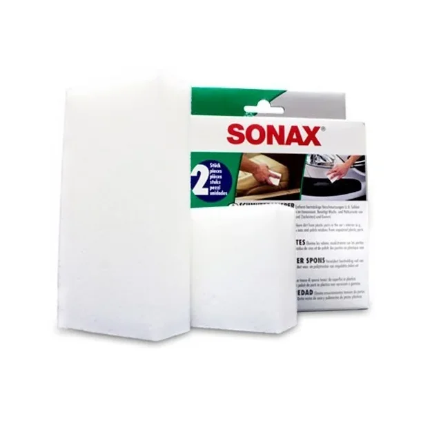 SONAX viskel&aelig;der fjerner skidt overalt 2 stk