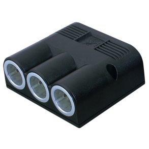 Strømudtag med 3 til skruemontering