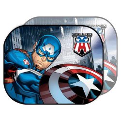 Solbeskytter Captain America 2 stk. 44x35 cm