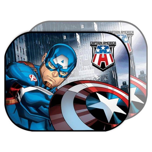 Solkr&auml;m Captain America 2 st. 44x35 cm