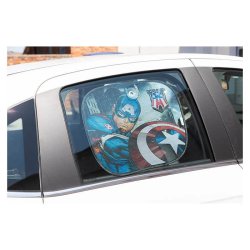 Solbeskytter Captain America 2 stk. 44x35 cm