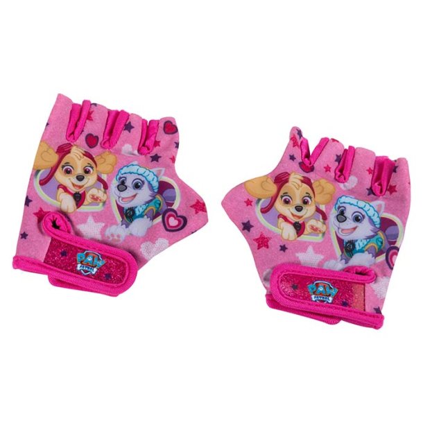 Paw Patrol cykelhandskar rosa