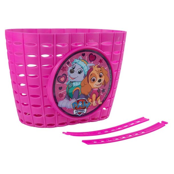 Paw Patrol cykelkorg rosa