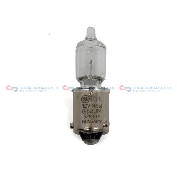 Gl&ouml;dlampa bakljusH6W|12V|6W|BAX9s CIT/PEU OE