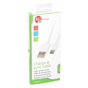 Connect 20 ladekabel USB til USBC 12m hvid