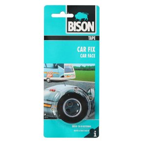 BISON Dubbelhftande tejp 15m x 19mm svart