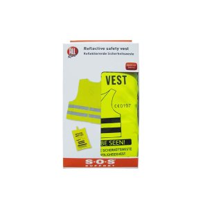SOS Support Skerhetsvst gul reflex