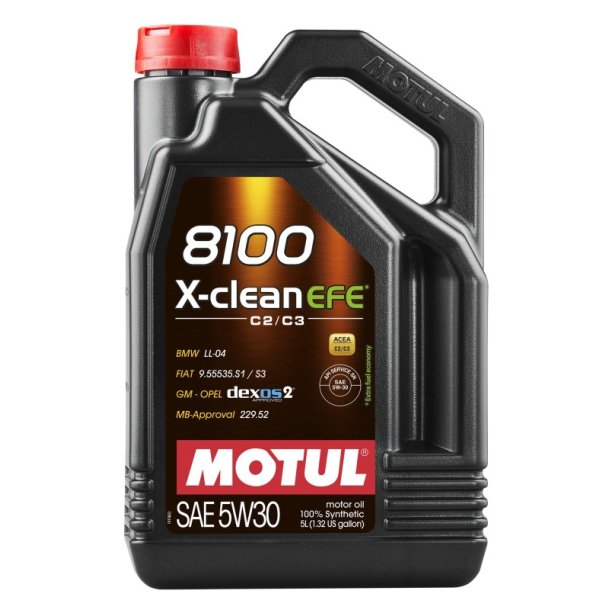 MOTUL 5W30 5L X-CLEAN 8100 EFE 