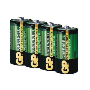 Gp r20pp -(lr20) 4 st. pack batteri