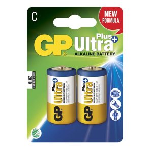 Gp ultra plus LR14/C-cell batteri 2 st.