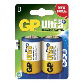 Gp ultra plus LR20/D-cell 2 st. batterier