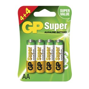 Gp super AA sampak 4+4 st.