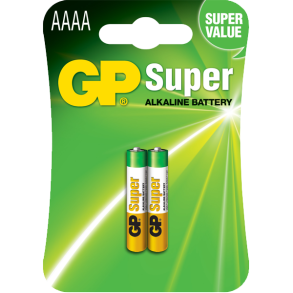 Gp 25a-u2 /lr61/aaaa batterier 2 st.