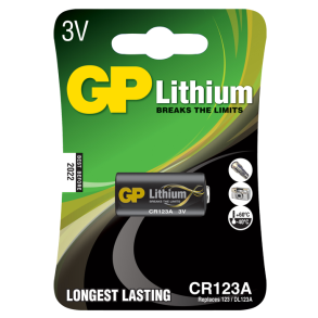 Gp 123 a batteri st.