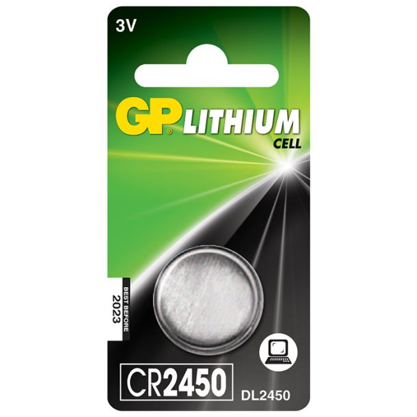 Gp cr2450 batteri st.