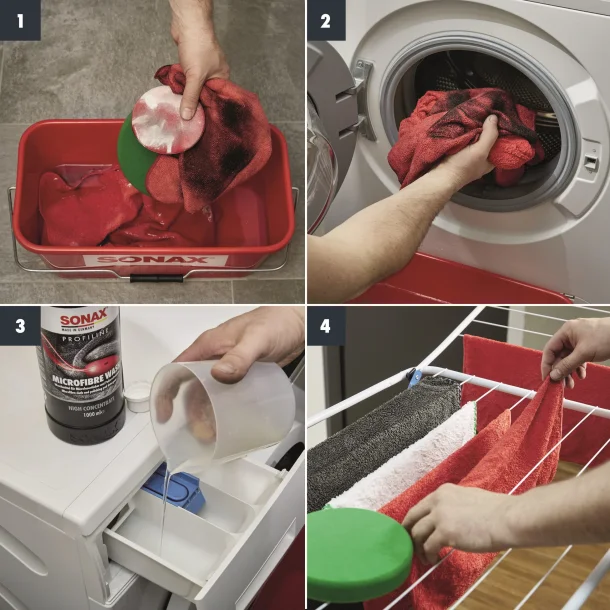 SONAX Profiline vaskemiddel til mikrofiber 1L