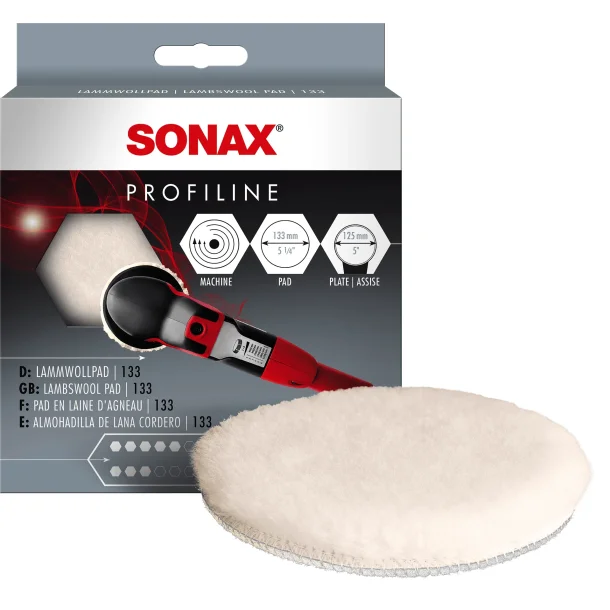 SONAX ullpolerplatta 133 mm 1 st.