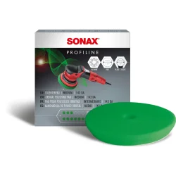 Medium h&aring;rd polerpude 143mm orbitalmaskine 1 stk.